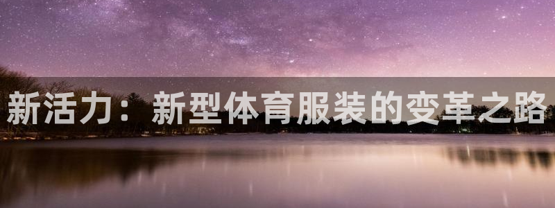 一竞技官网下载是干嘛的公司：新活力：新型体育服装的变革之路